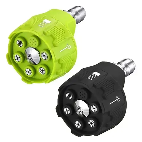 6-in-1 Quick-Change High-Pressure Nozzle with Rotation