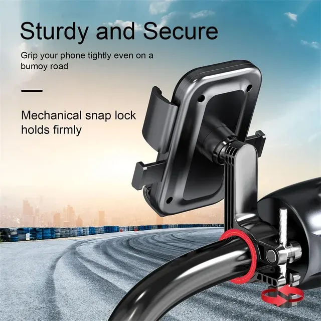 360° Bike Phone Mount for Motorcycle and Scooter 4