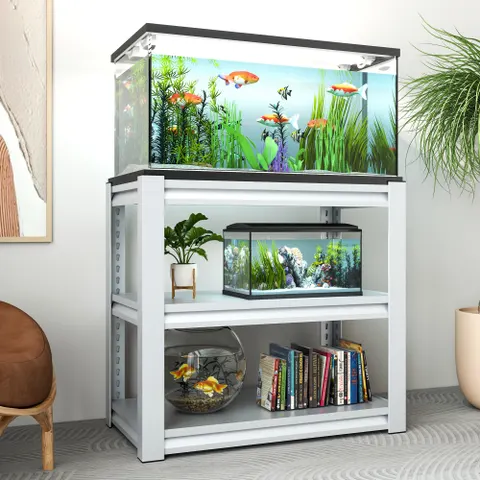 Metall-Aquarienständer 3 Etagen verstellbar