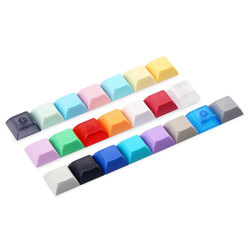 Colorful Blank DSA Keycaps 1u PBT 2