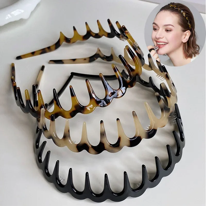 Wavy Acetate Hair Band for Women