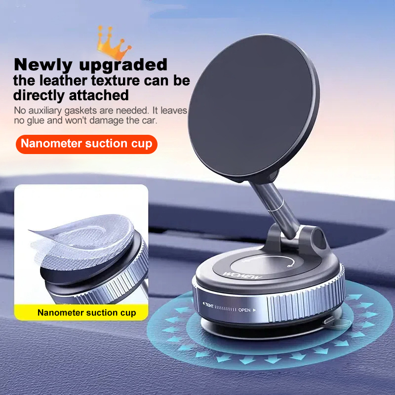Magnetic Suction Phone Holder with Wireless Charging 4