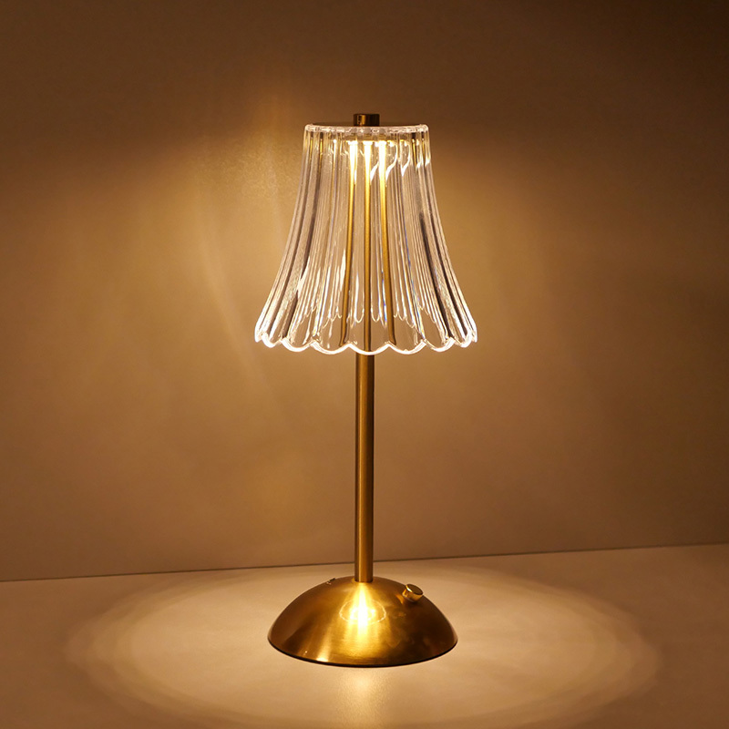 Desk Lamp LED Retro Metal Table Light USB 2
