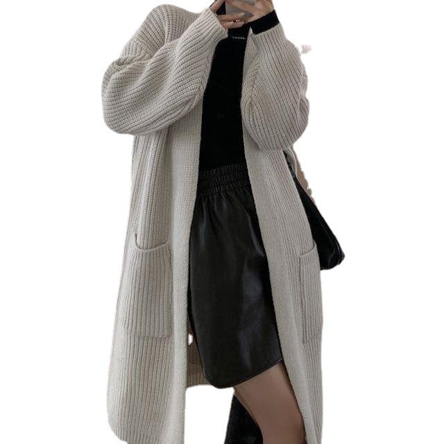 M 0573 Women's Thick Knitted Sweater Long Ladies