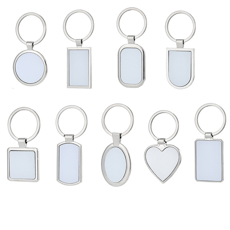 High-Quality Zinc Metal Advertising Keychain