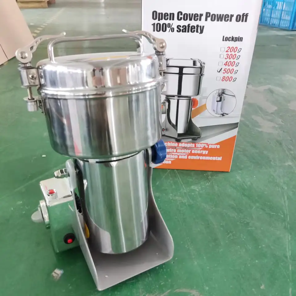 Commercial High-Speed Powder Grinder 500g 4