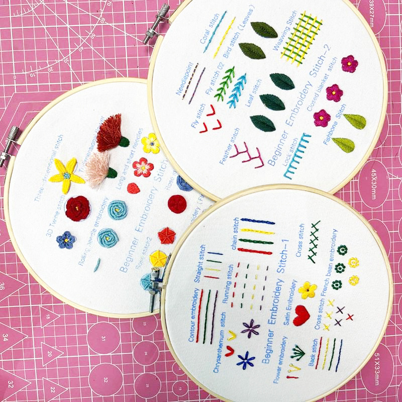 English Novice Handmade Sewing Kit Lu Embroidery Cross