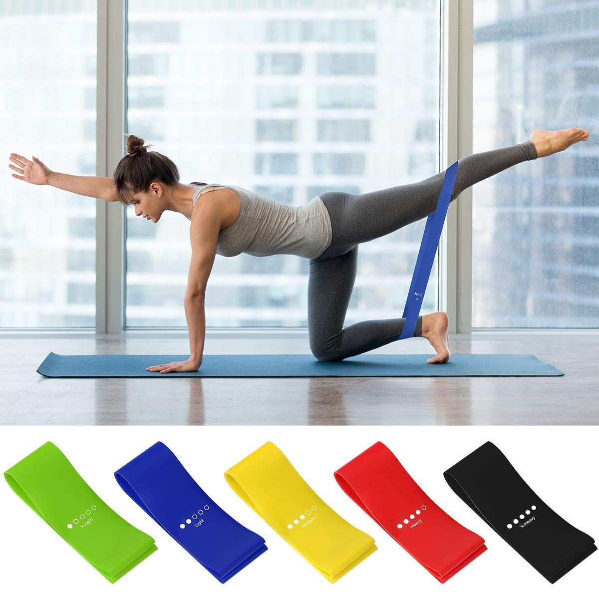 Fitness-Widerstandsbänder-Set mit Mini-Loops 4