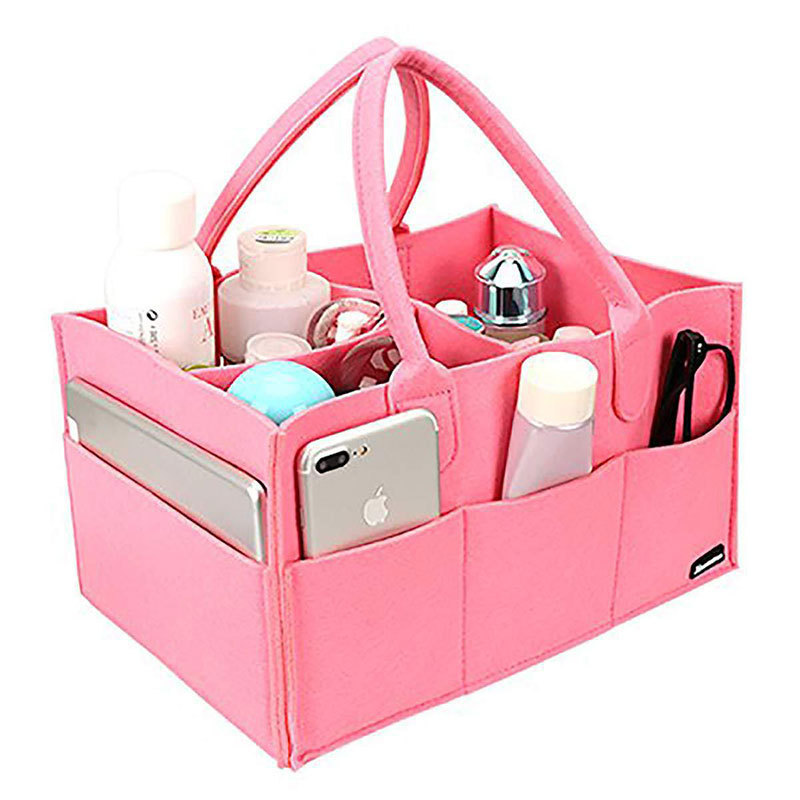 Felt Diaper Caddy Basket Organizer 3