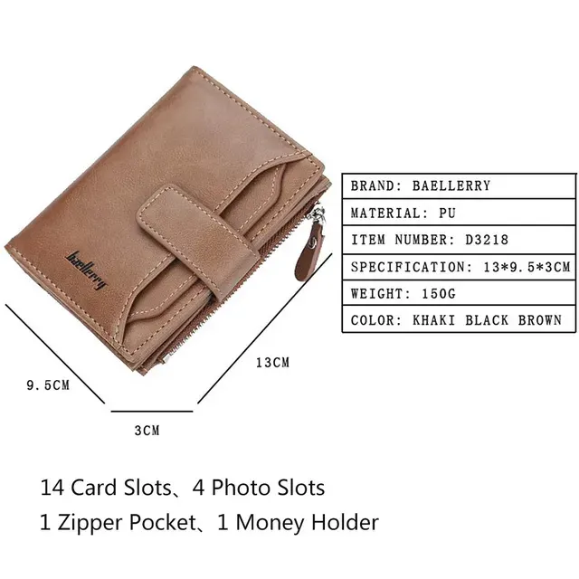 Men's Zipper Wallet 4