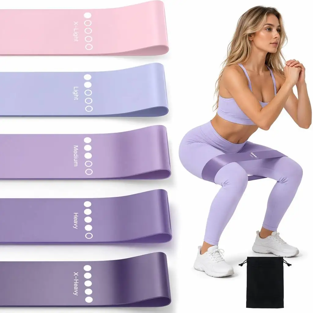 Five-Level Natural Latex Resistance Loop Bands