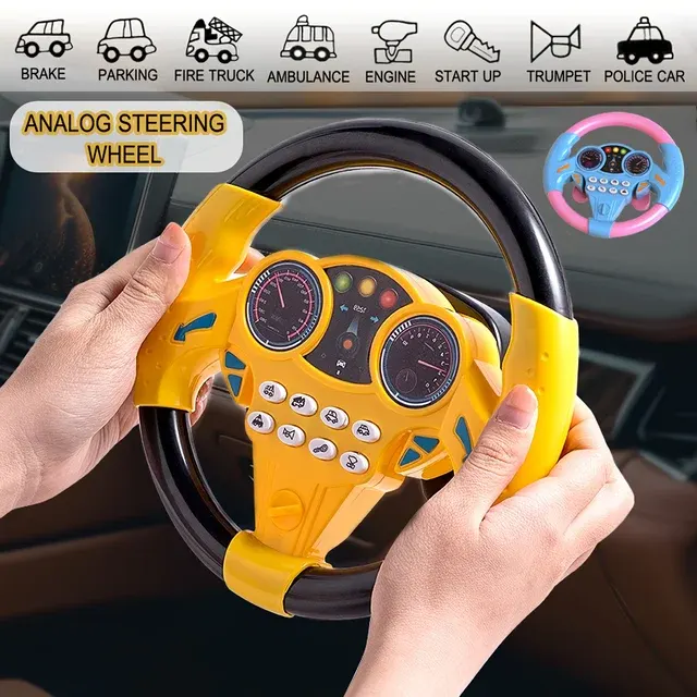 Steering Wheel Toy for Toddlers 2