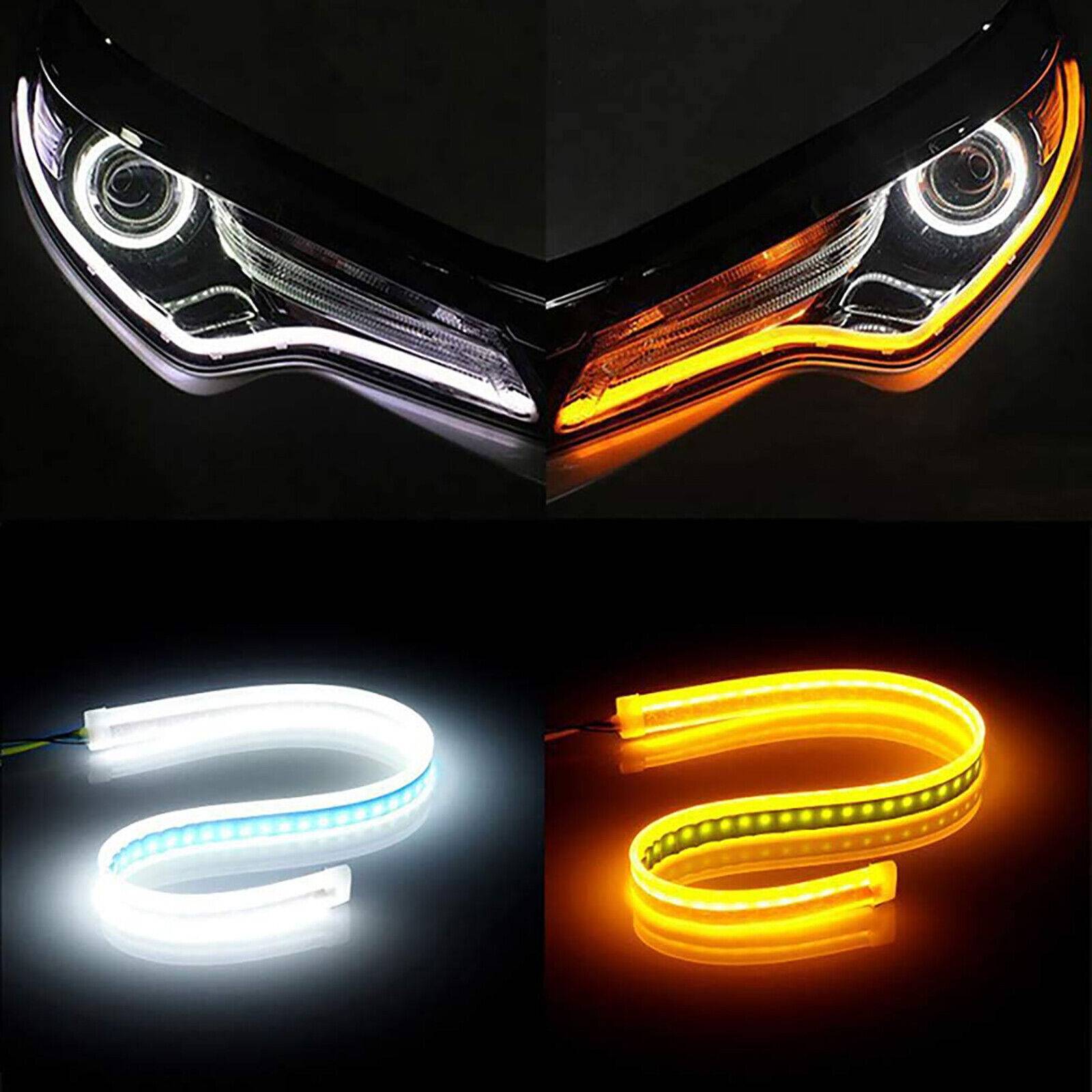 2er-Set LED-Blinker mit Tagfahrlicht 60cm