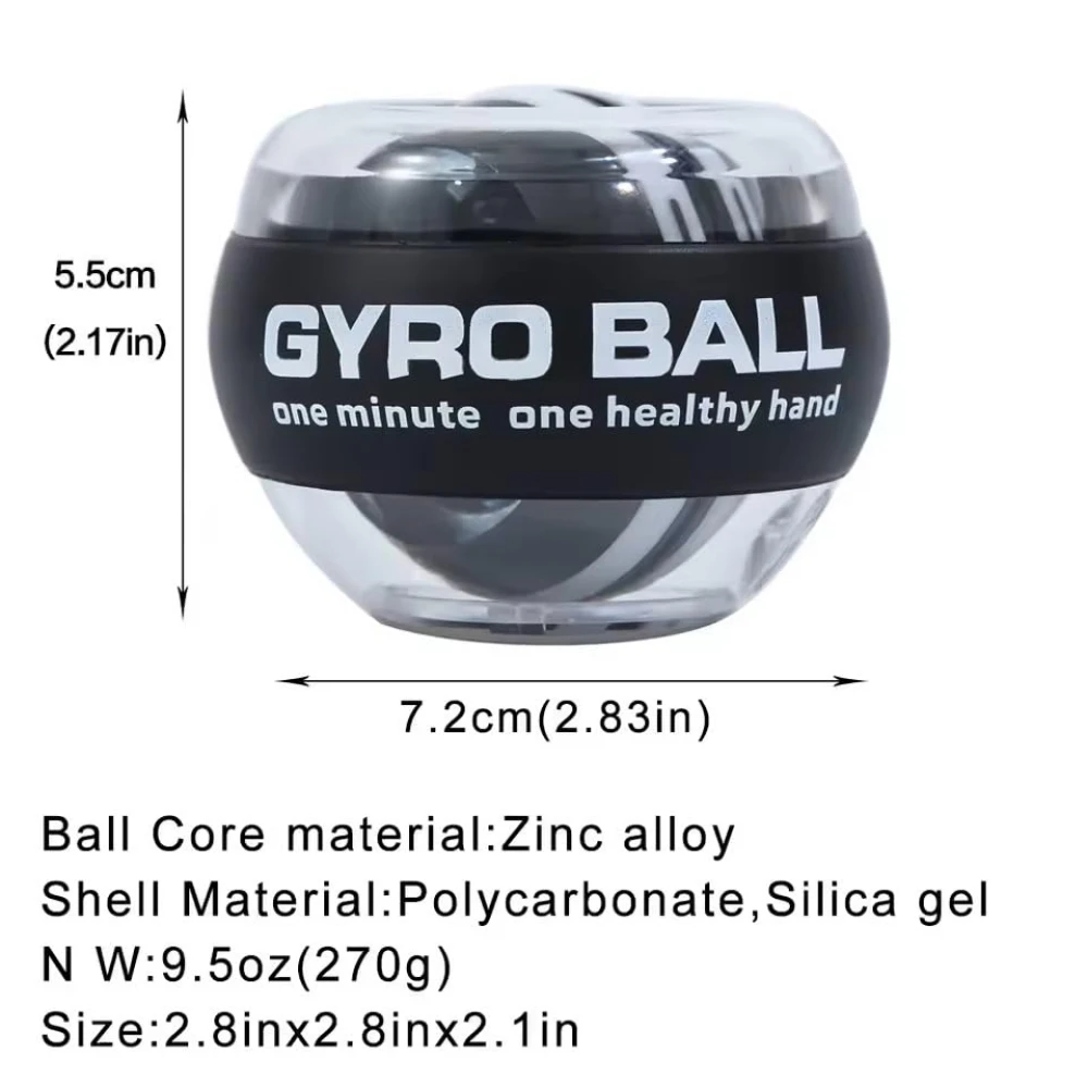 Handgelenk-Unterarm-Trainingsgerät Power Gyro Ball