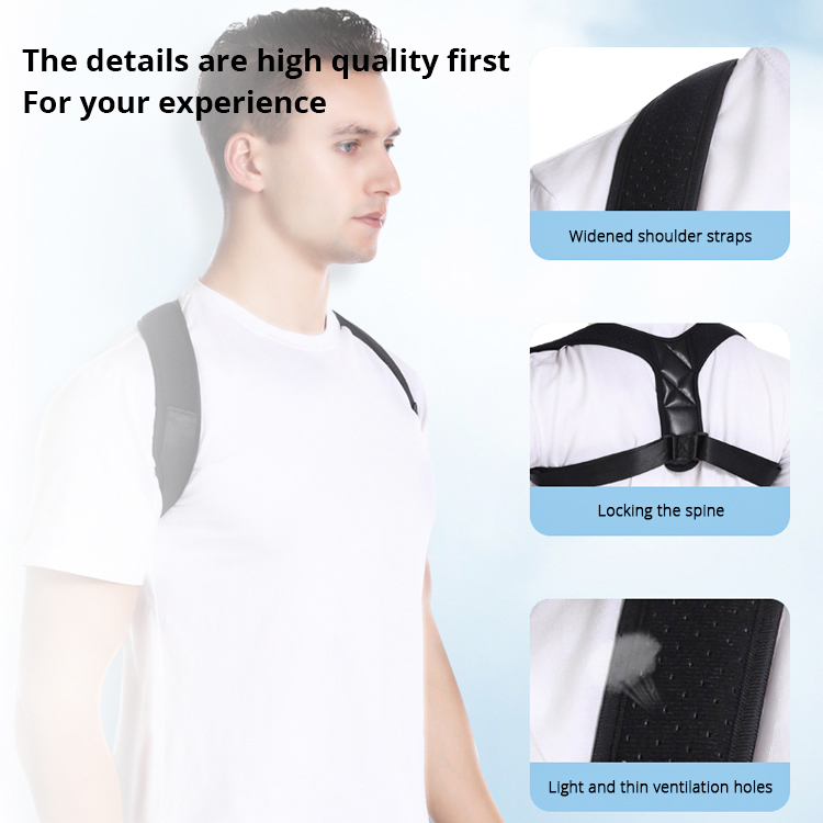 Children Posture Corrector Breathable Adjustable Back Belt 4