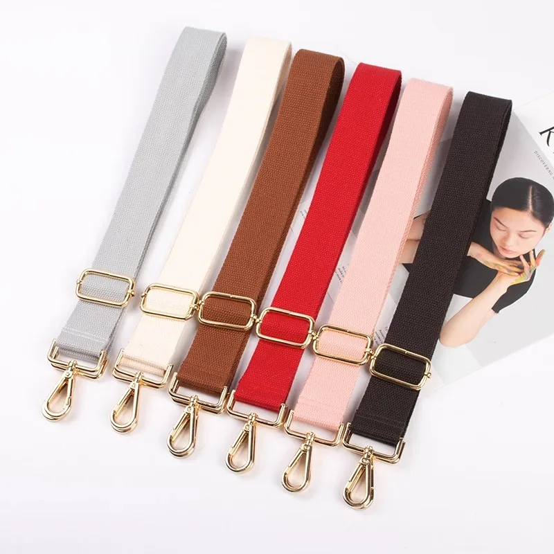 Nylon-Taschenriemen in Unifarben für Damen Farbige Riemen Umhängetaschen