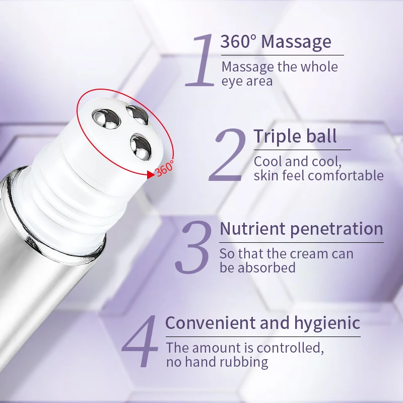 Anti-Wrinkle Eye Cream Massage Roller 3