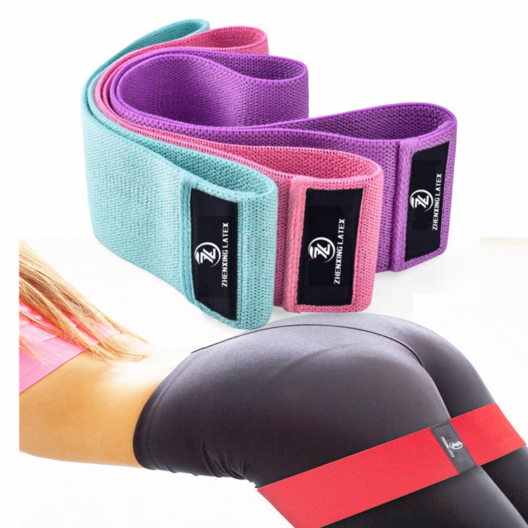 Anti-Slip Cotton-Polyester Resistance Band Set