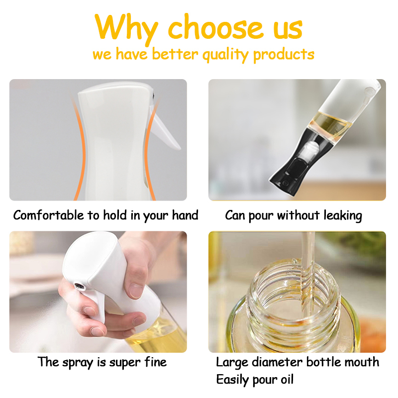 200ml 300ml Oil Spray Bottle for Cooking Olive 4