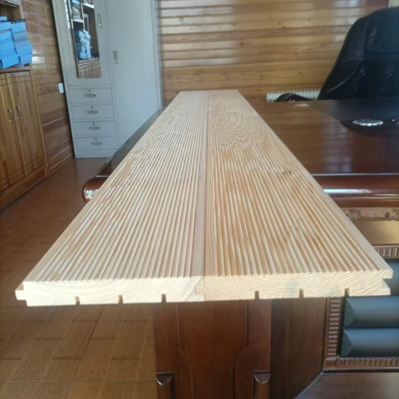 Natural Durable Larch Decking Boards 4