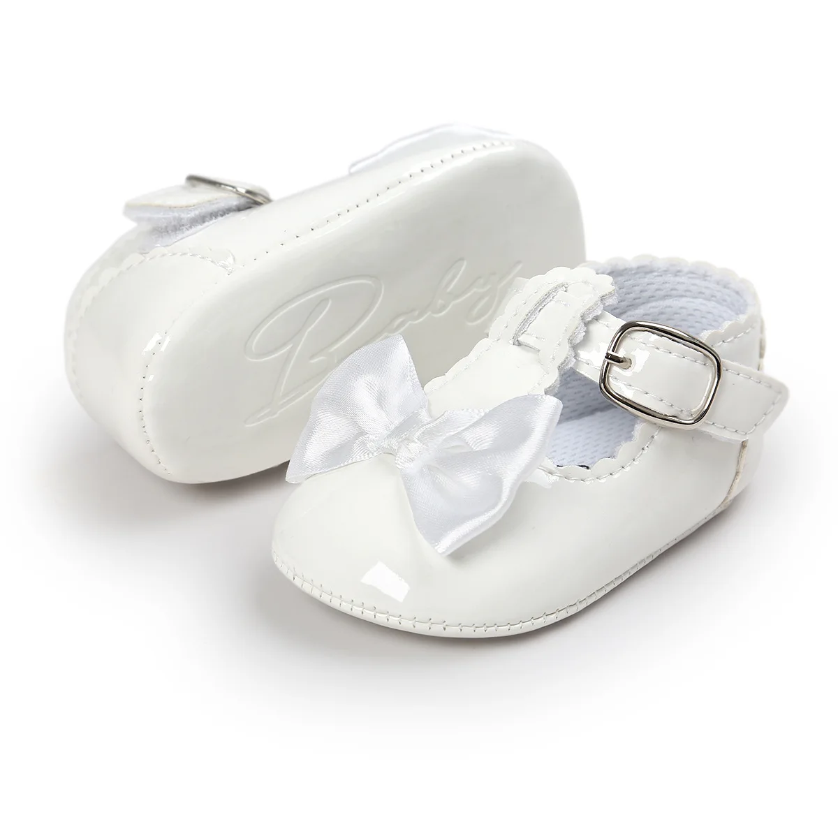 Soft Bow Walking Shoes for Baby Girls 2