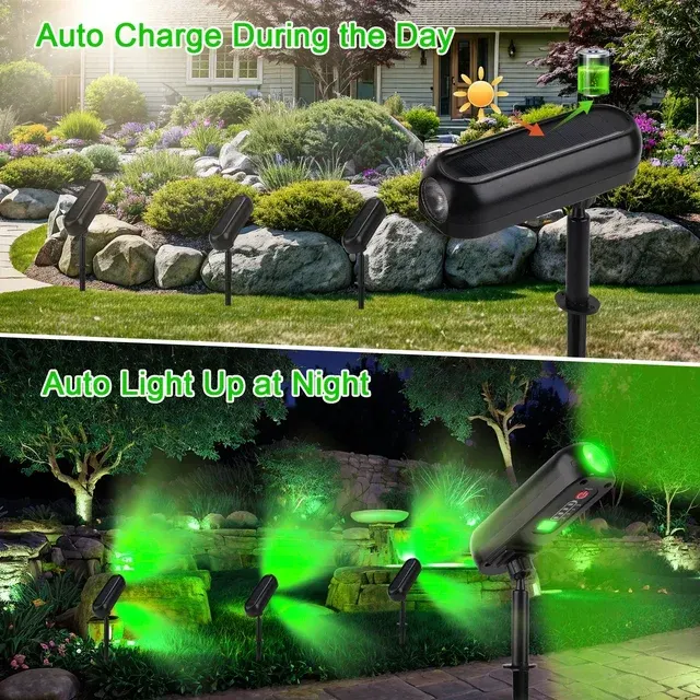 9-LED Solar Spotlight for Outdoors 4
