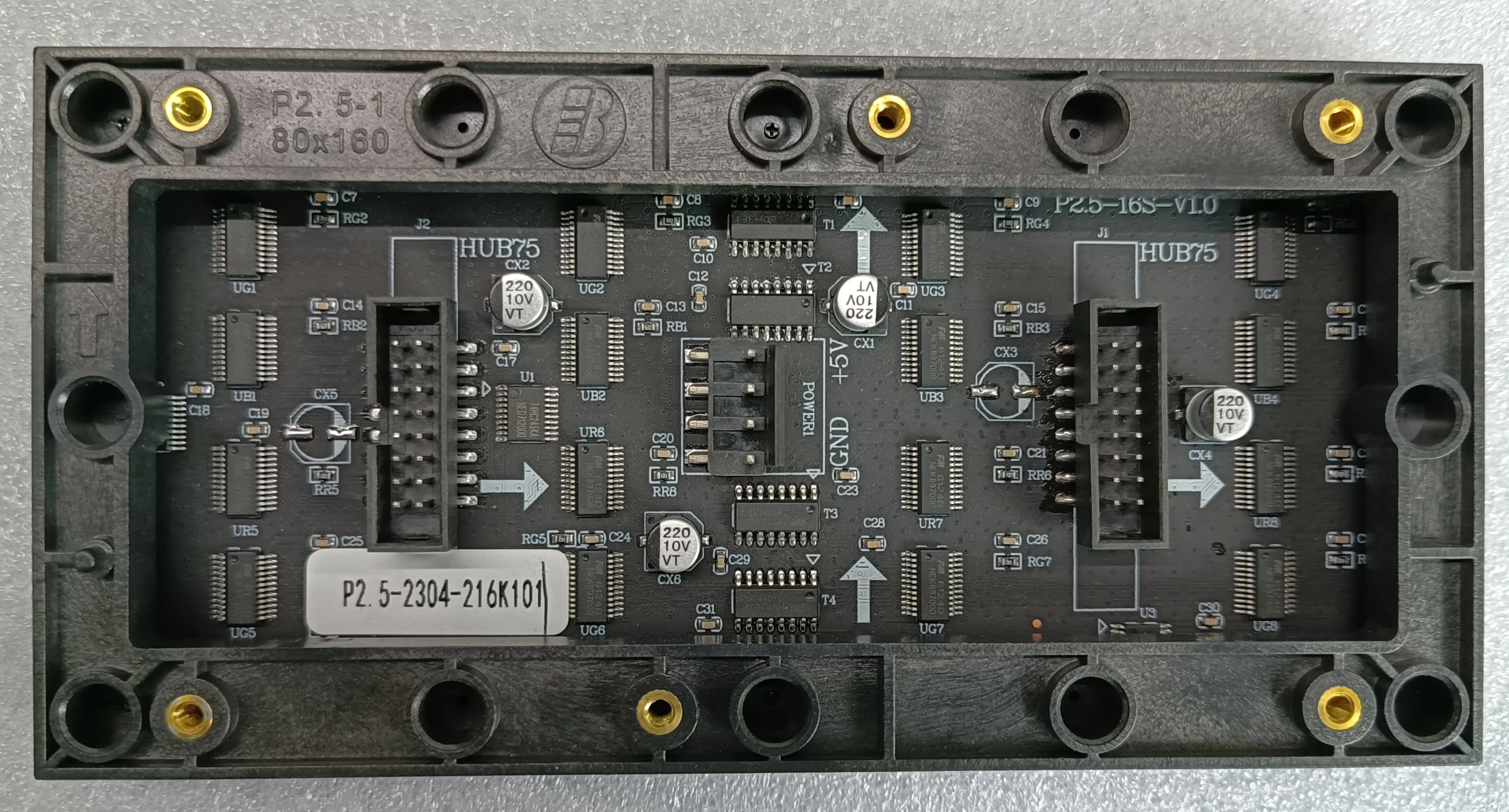 P2.5 Indoor SMD Vollfarb-LED-Displaymodul HUB75 160mm*80mm 16Scan 64 4