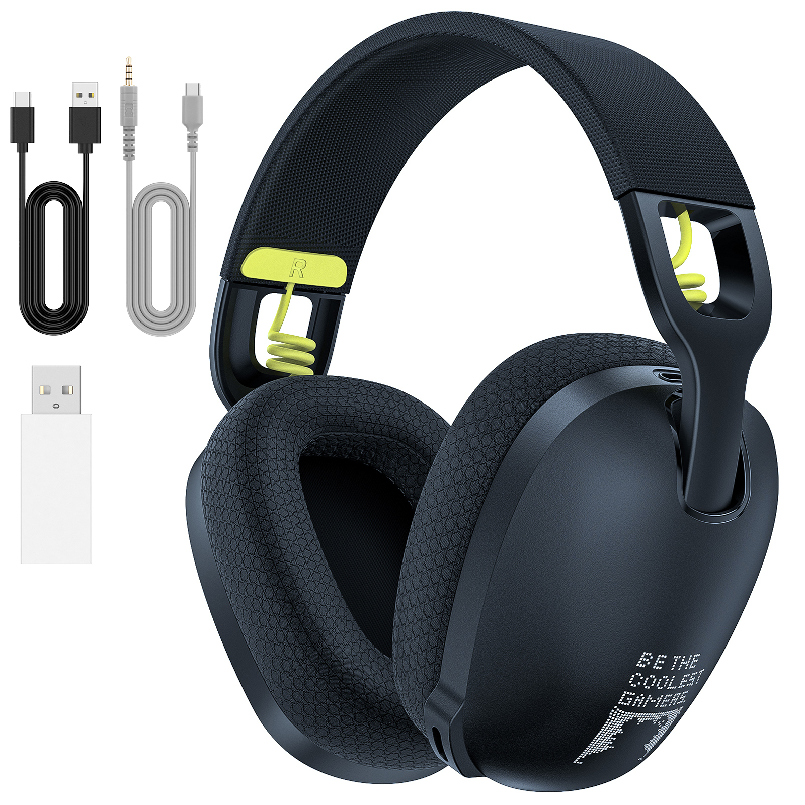 ONIKUMA 2.4G Gaming Headset With Audifonos Blue Tooth