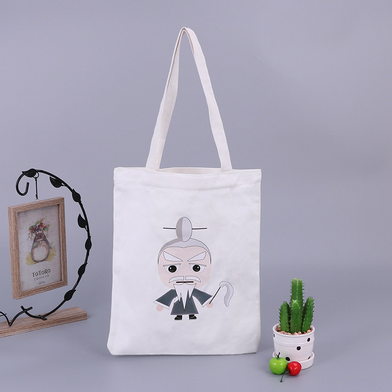 Small Women's Canvas Drawstring Shoulder Bag 2