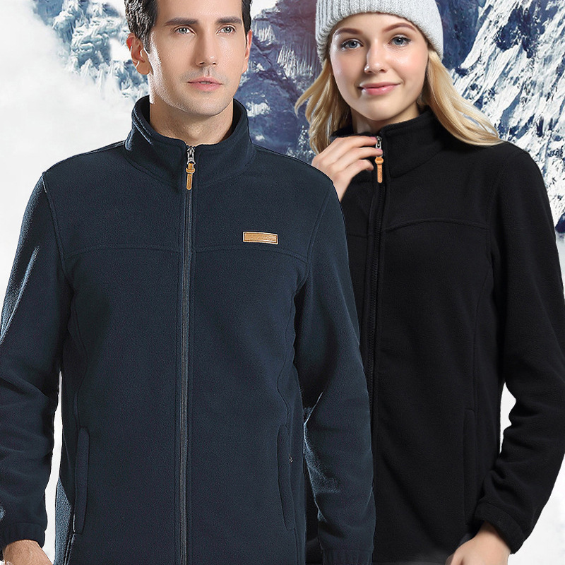 Eco-Friendly Unisex Micro Polar Fleece Jacket 4