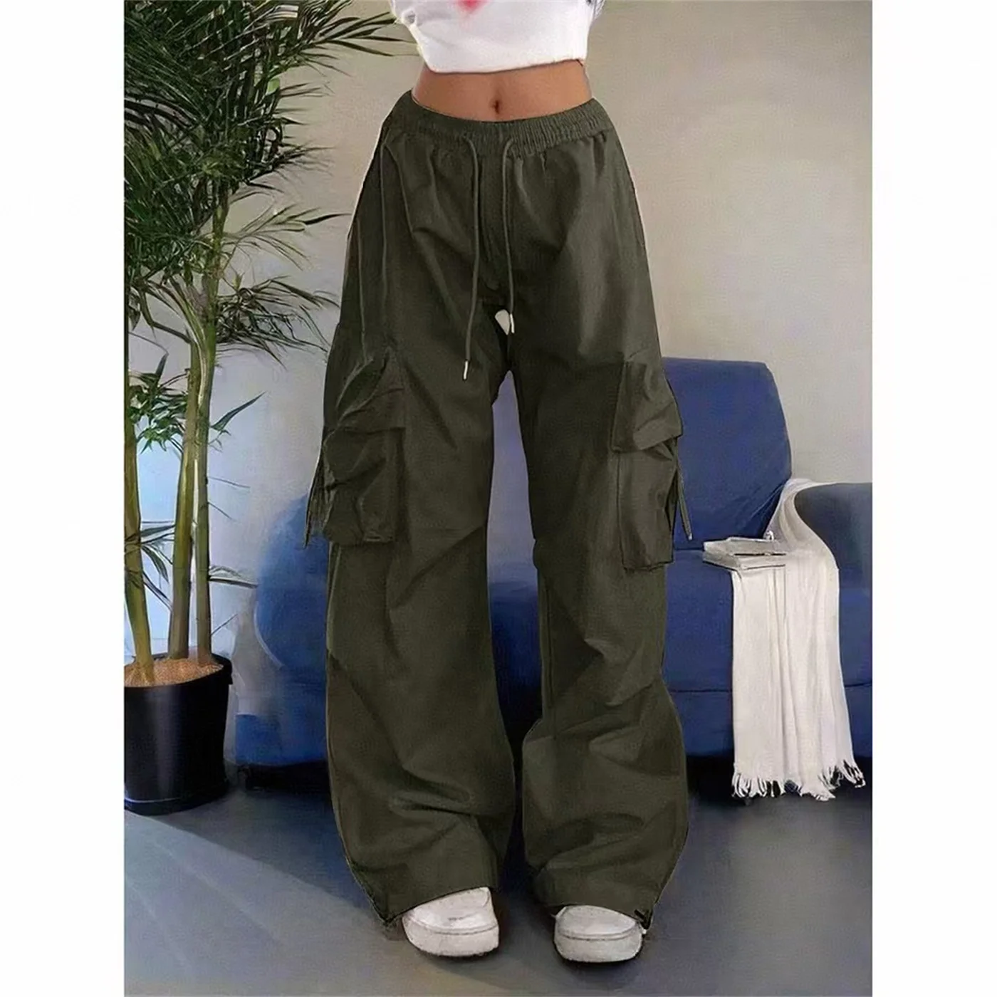 Oversized Vintage Women's Jogger Trousers 3