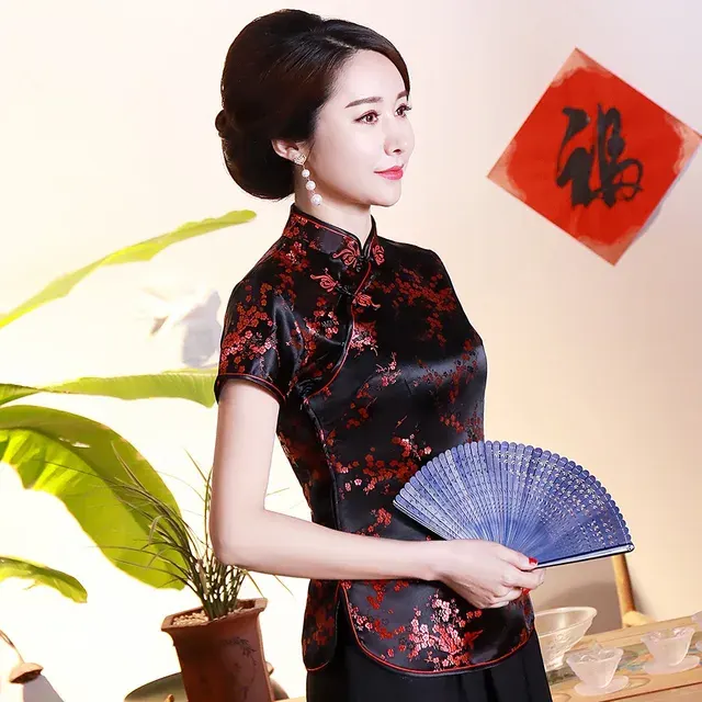 Vintage Satin Blouse 2