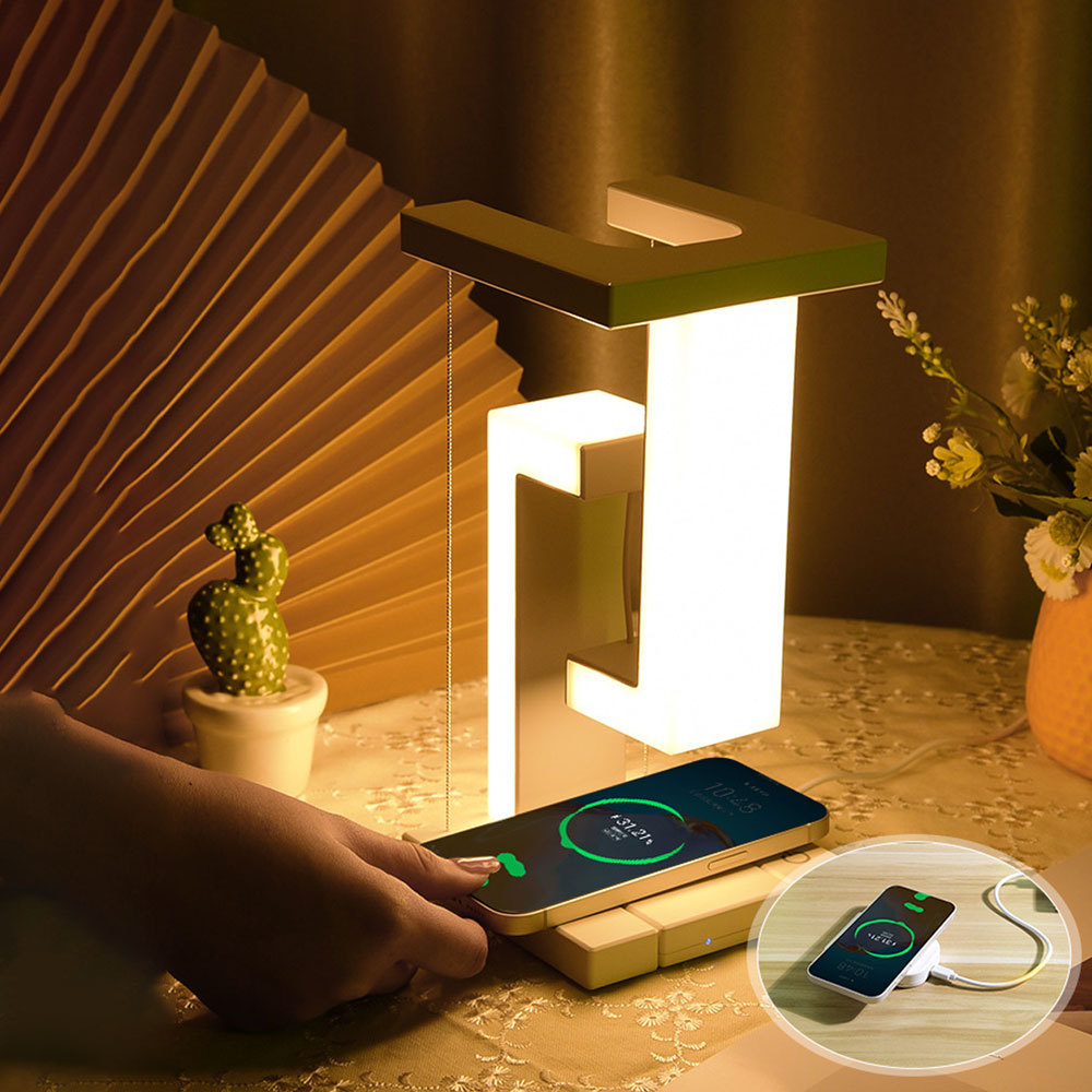Levitating LED Desk Lamp with Touch Control