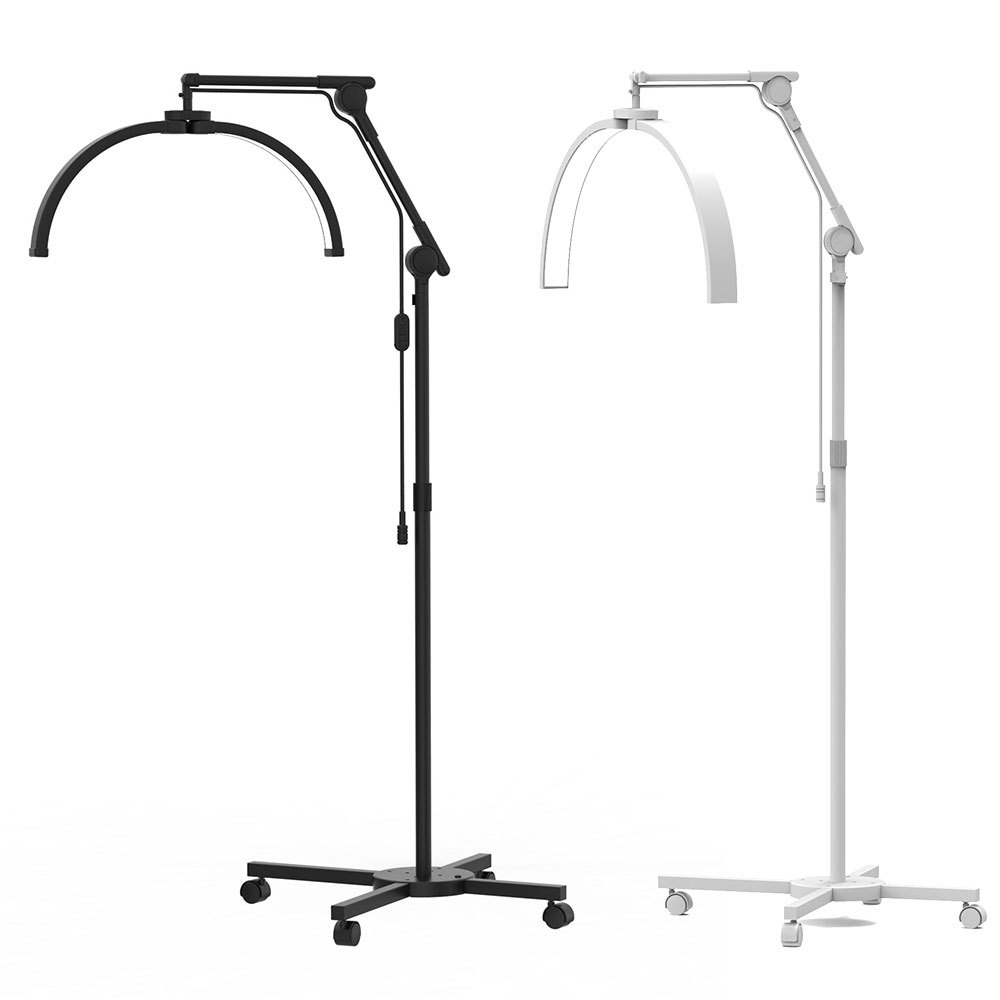 28 Inch Floor Lamp Led Moon Light Half
