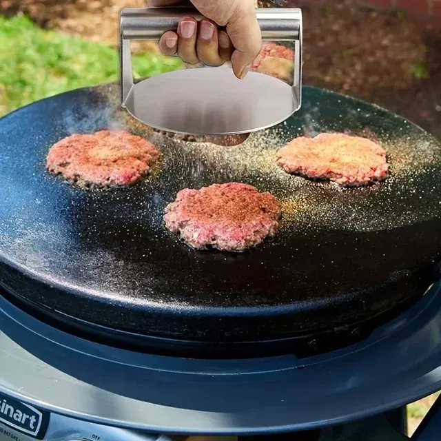 Stainless Steel Smash Burger Press 3
