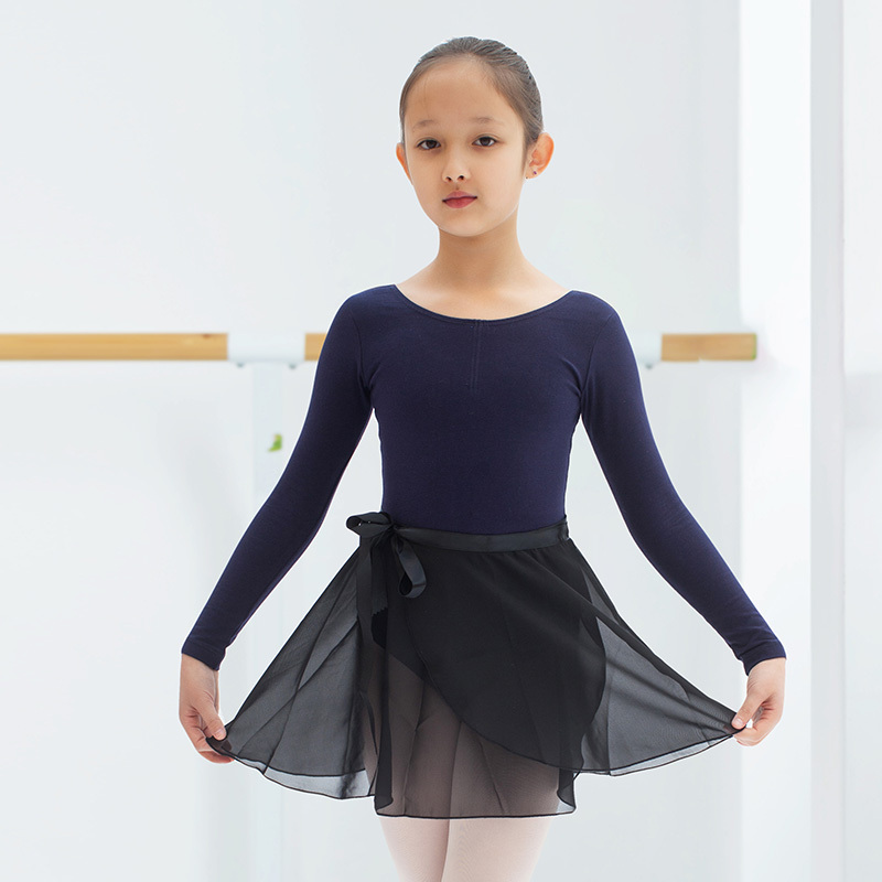 Flowing Girls Side-Tie Dance Skirt