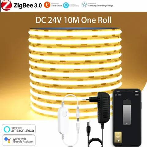 DC24V Zigbee 3.0 COB LED Streifen 2M-10M Eine