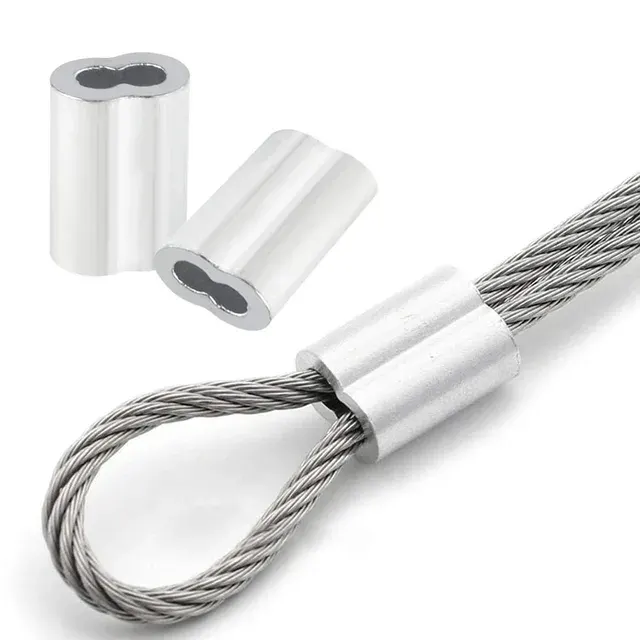 Double-Hole Aluminum Crimp Sleeves, M1–M6 3