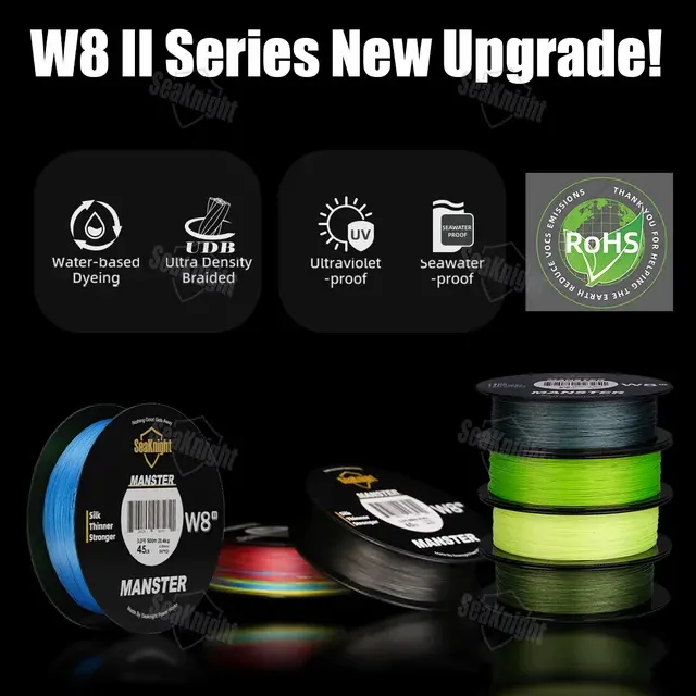 W8 II Braided PE Fishing Line, 500m 3