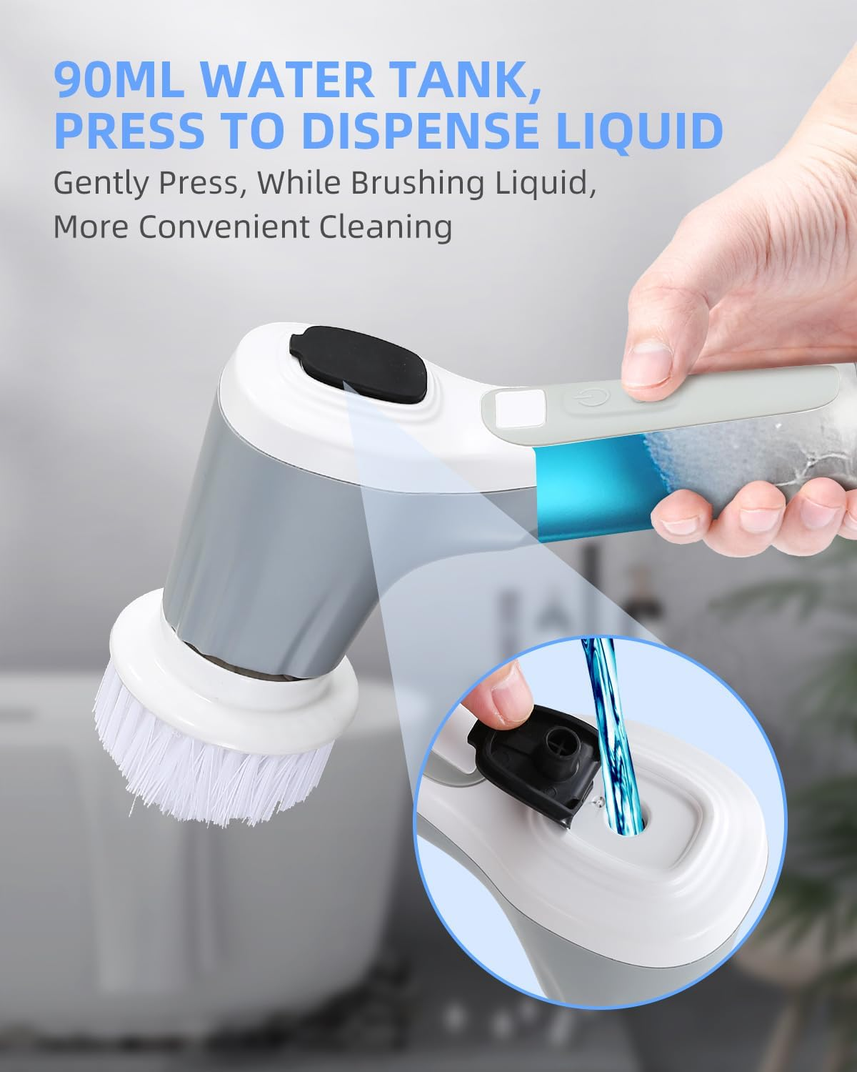 Electric Spin Scrubber for Tiles and Tubs 3
