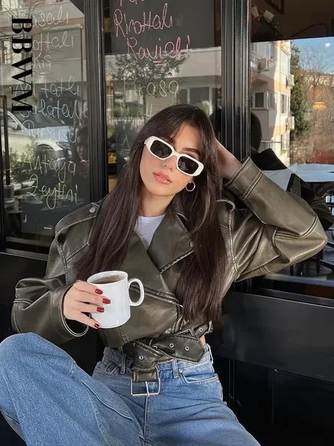 Faux Leather Jacket 4
