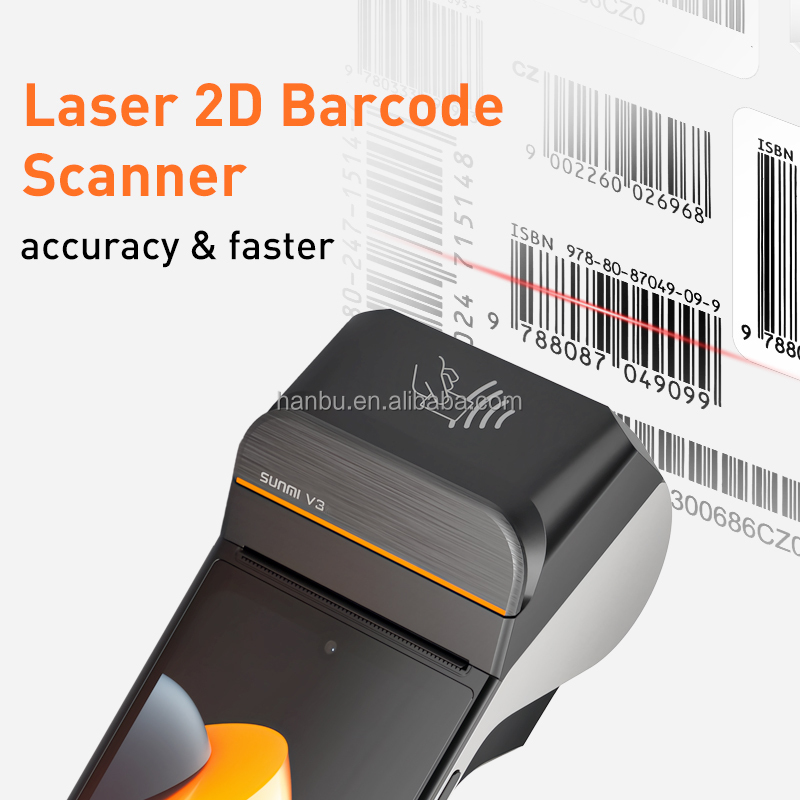 Compact Android Cash Register with WiFi Scanner 4