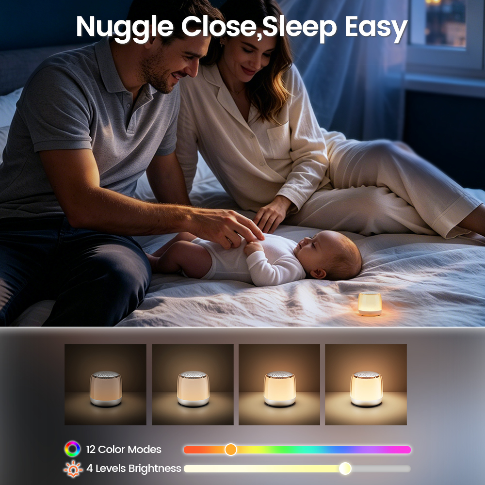 Portable White Noise Machine with 35 Sounds 3