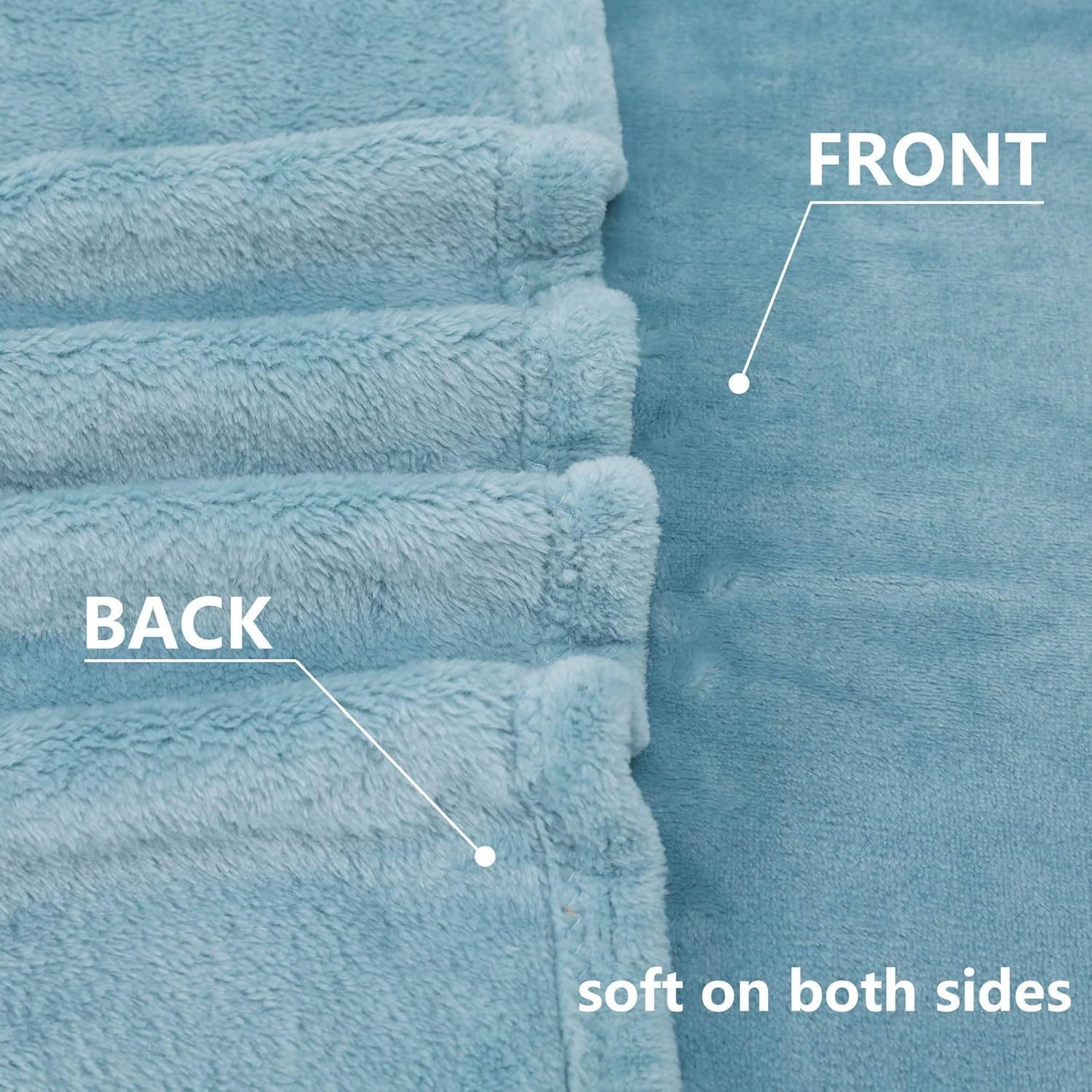 One-stop Soft Fleece Bed Throw Flannel Blankets 3