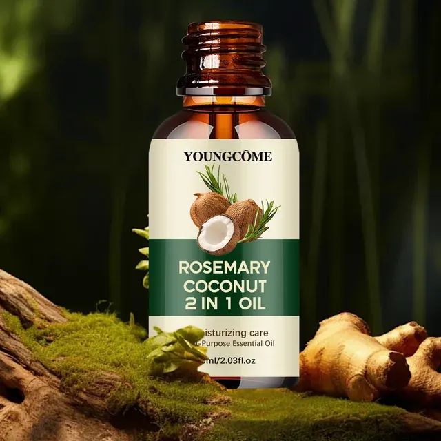 Rosemary Coconut Hair Oil Against Hair Loss 4