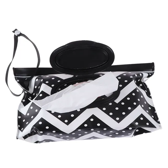 EVA Baby Feuchttücher Beutel Snap-Strap Nachfüllbare Tasche Flip 2