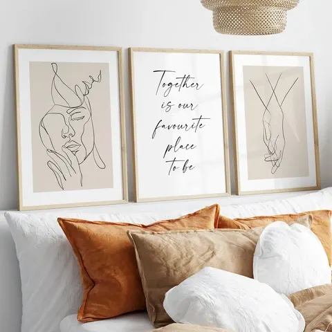bedroom wall art print