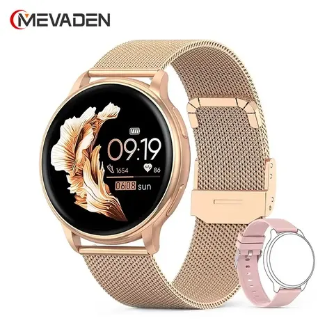 Damen-Smartwatch mit Anruffunktion und Zifferblatt