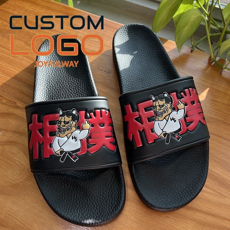 Unisex Rubber 3D Design Sliders 3