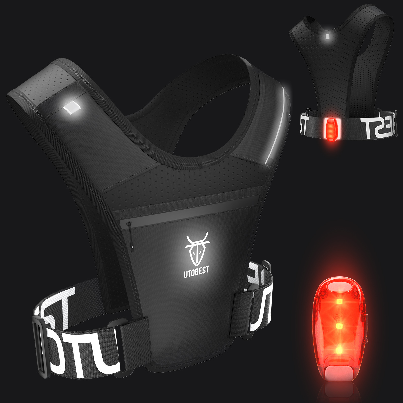 UTOBEST Fashion Universal Running Vest Phone Holds Waterproof 3